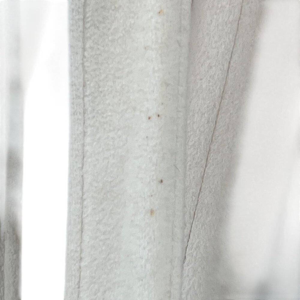 Vintage Kashmiracle Coat Womens S/M? Cream Fur Collar Used Long Belted Coat Uniq - Picture 10 of 16